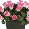 Jardinière de boutons de rose artificiels Riviera
