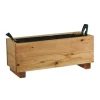 Jardinière MOLINE mélèze massif huilé 60x22xH.20 cm