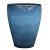 Jarre en grès émaillé bleu Océan Decolines Littoral - Ø 38 x H 43 cm