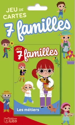 Jeu de 7 familles "Les métiers" aux Éditions Lito