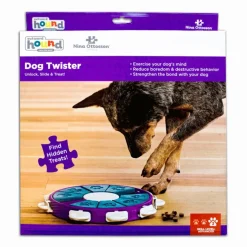 Jeu d'intelligence pour chien coloris multicolore Nina Ottosson Twister niveau 3 - Ø 30,5 cm