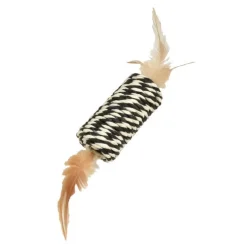 Jouet à griffer pour chat coloris noir Bobby Tube - 8 x 3,5 cm