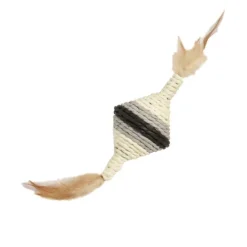 Jouet à griffer pour chat coloris noir Bobby Youpi - 12 x 8 cm