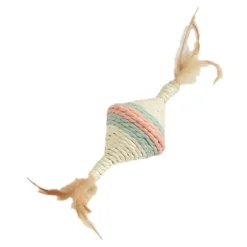 Jouet à griffer pour chat coloris rose Bobby Youpi - 12 x 8 cm