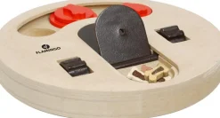 Jouet bois cérébral chien Helios Flamingo - 23 cm