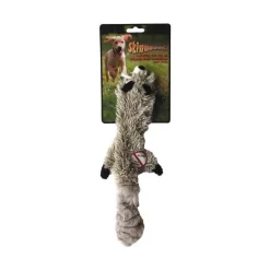 Jouet 34cm raton laveur peluche Skinneeez pour chien