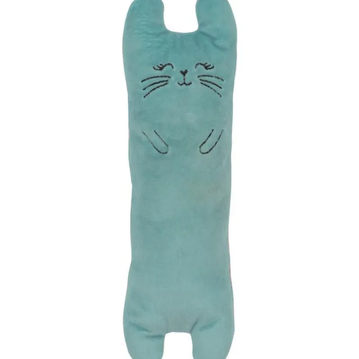 Jouet pour chat coloris bleu feuille Zolux bigcat Ethi'cat - 7,2 x 5,1 x 25 cm