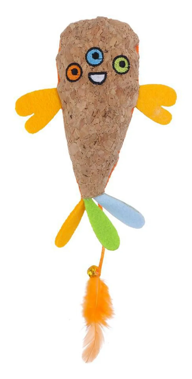 Jouet pour chat coloris multicolore Wouapy Stranger Le Joyeux - 15 x 9,5 x 3 cm