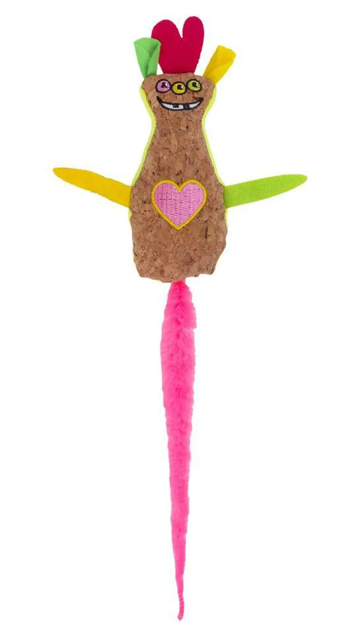 Jouet pour chat coloris multicolore Wouapy Stranger Lover - 14 x 12 x 3 cm