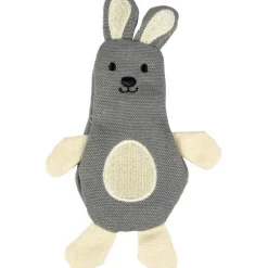 Jouet pour chat gris/beige Natural Fun Flamingo Lapin - 14 cm