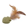 Jouet pour chat matatabi poisson nageur à plumes 12x5x1 cm