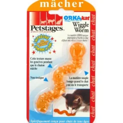 Jouet pour chat Orka Kat Wiggle Worm 10x2 cm