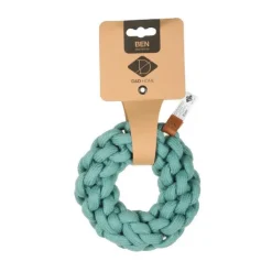Jouet pour chien anneau tressé bleu D&D Home Ben taille XS- 13 cm