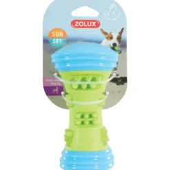 Jouet pour chien haltère Sunset 16 cm en TPR vert Ø 7,5 x 15 cm