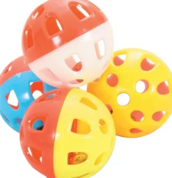 Jouets avec grelot pour chat coloris multicolore Zolux - Ø 3 cm x 4