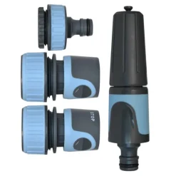 Kit de connexion Ø 19 mm botanic® pour tuyaux Ø 19 mm avec lance d'arrosage