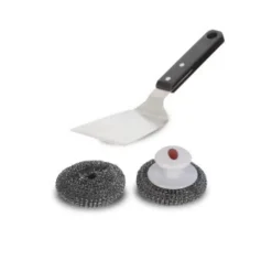 Kit de nettoyage Le Marquier pour plancha avec boule en inox et spatule