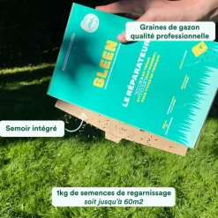 Kit de rénovation pour pelouse engrais et semences Bleen - 5 kg