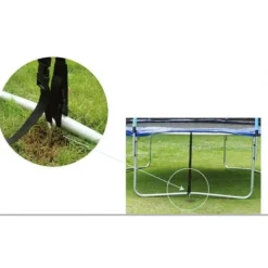 Kit de scellements 4 piquets pour trampolines Trigano