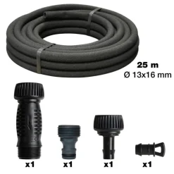 Kit de tuyau poreux Ø 4/6 mm 25 mètres botanic® - Arrosage goutte à goutte