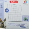 Kit d'extension pour Neopark Life du lapin coloris argent Zolux – 35,5 x 35 cm – x 4 grilles