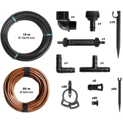 Kit gravitaire 50 m°2 botanic® - Kit goutte à goutte pour jardin pleine terre
