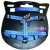 Kit harnais + laisse pour chat Safe bleu
