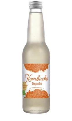 Kombucha Gingembre bio en bouteille Vitamont - 33 cl