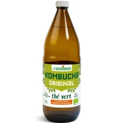 Kombucha original thé vert en bouteille de verre Germline - 1 litre