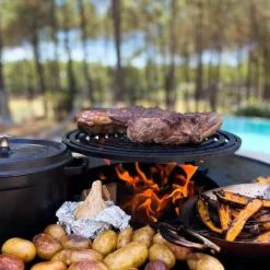 La Grille de cuisson en acier OYAT - Ø 44 cm