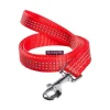 Laisse pour chien en nylon tressé coloris rouge Bobby Safe 10 mm - Taille 10