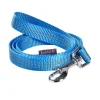 Laisse pour chien en nylon tressé coloris bleu Bobby Safe 25 mm - Taille L