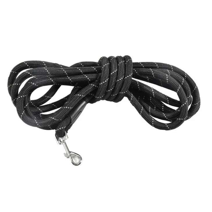 Laisse ronde coloris noir Bobby - 3 m