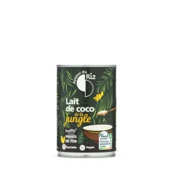 Lait de coco de la jungle bio Autour du riz - 400 ml
