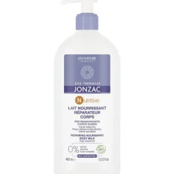 Lait Nourrissant Réparateur Corps Flacon 400 ml blanc