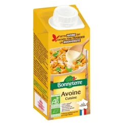 Lait végétal avoine cuisine bio Bonneterre - 20 cl