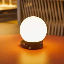 Lampe baladeuse solaire Globy Batimex - Ø 14 x 22 cm