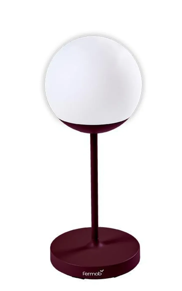 Lampe Mooon coloris noir en polyéthylène Fermob - 63 cm