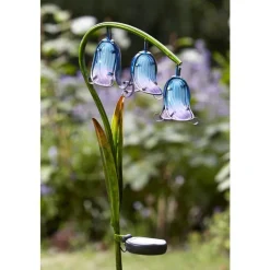 Lampe solaire Jacinthe bleue