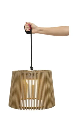 Lampe suspendue en bambou New Garden Okinawa hang - 28 x 39 cm