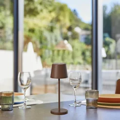 Lampe touch Kelly en aluminium Batimex - Ø 8 x 22 cm