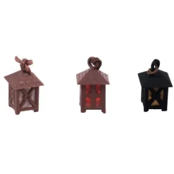 Lampions blanc et rouge 3,5 V