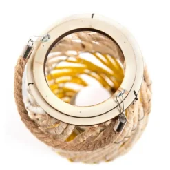 Lanterne dread bicolore petit modèle Ø 21 x H 42/54 cm