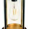 Lanterne extérieure Delta IP44 40 lm coloris noir en métal et verre Watt & Home - 25 cm