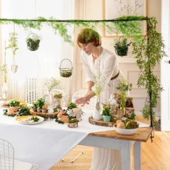 Lapin de Pâques coloris blanc en porcelaine - 7,5 x 5,5 x 9 cm