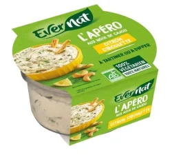L’Apéro végétal bio à tartiner citron ciboulette Evernat – 140 g