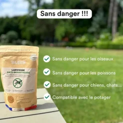 Larvicides anti-moustiques efficace en 48h Bleen - 400m²
