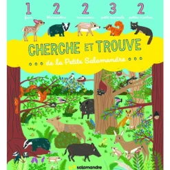 Le livre " Cherche et trouve de la petite salamandre " aux Éditions Salamandre