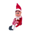 Le lutin farceur de Noël fille rouge et blanc Elvie - 10 x 5 x 38 cm