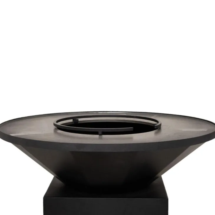 Le Rebord OYAT argent en acier - Ø 47 cm